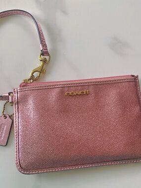 Coach Pink Wristlet